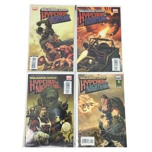 Marvel Squadron Supreme Hyperion Vs Nighthawk Four Comic Bundle 1-4